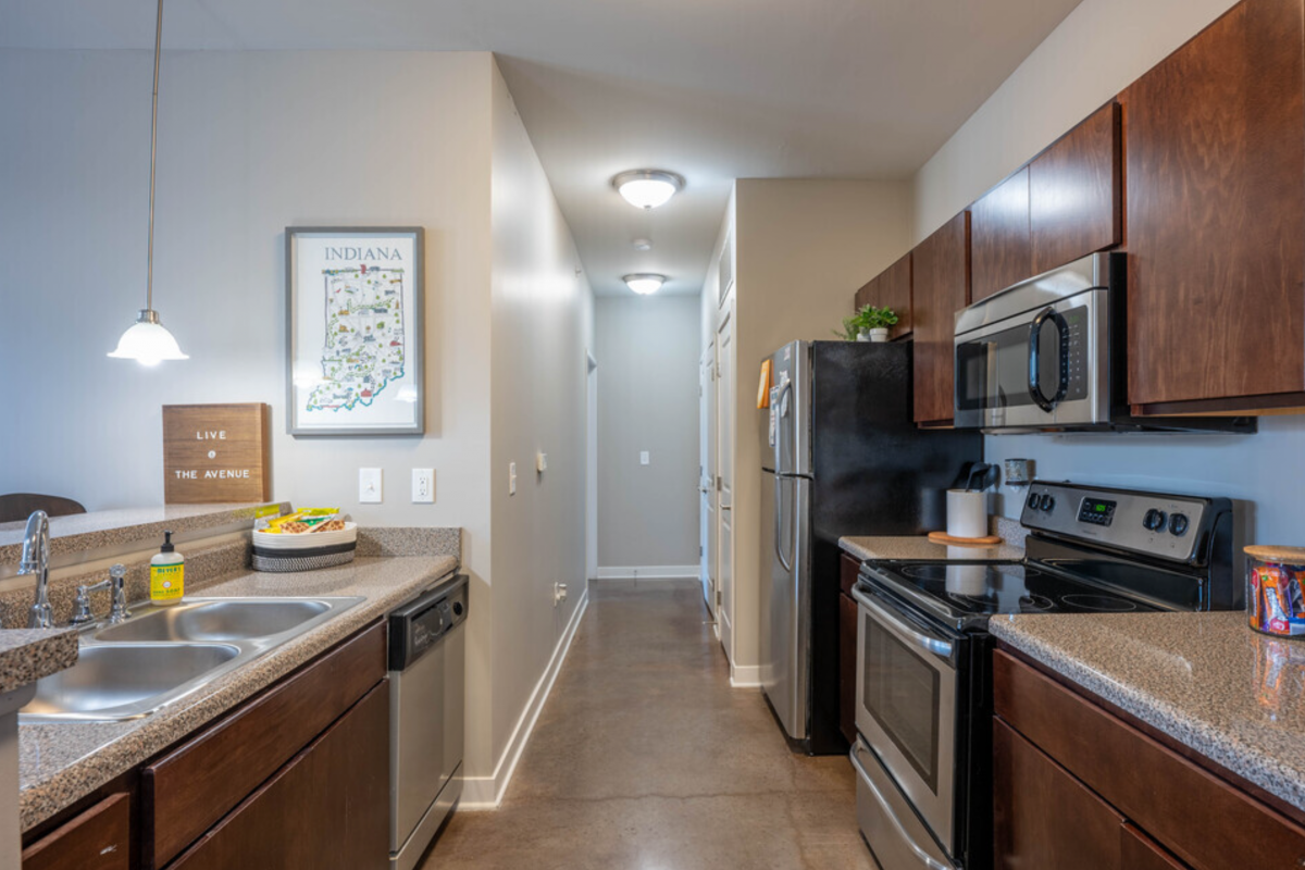 kitchen the avenue apartments